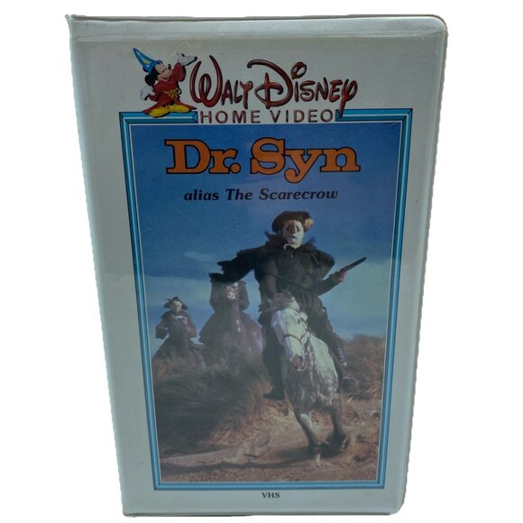 Walt Disney Dr. Syn Alias The Scarecrow VHS Clamshell Vintage Home Video 1964 - Picture 1 of 10